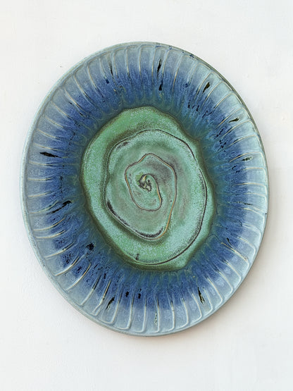 Cobalt Crystal Platter