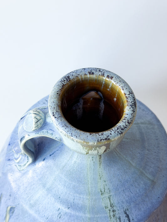 Large Vase - Copper Blue Matte