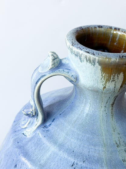 Large Vase - Copper Blue Matte