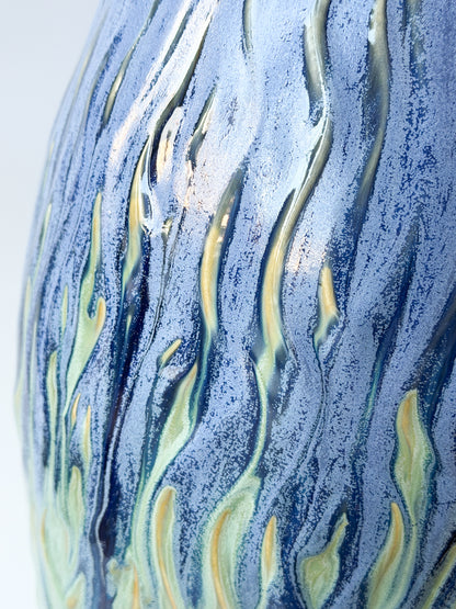 Large Vase - Copper Blue Matte