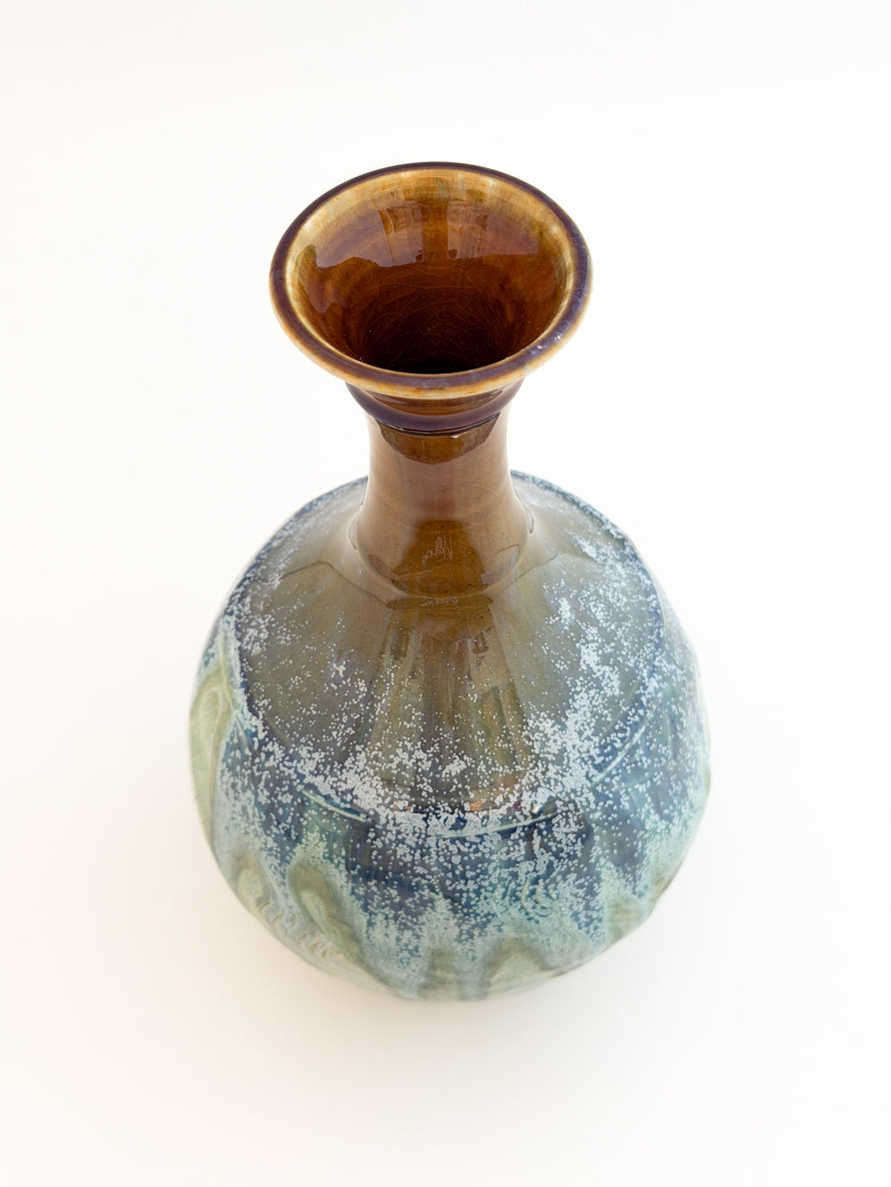 Crystal Blue Vase