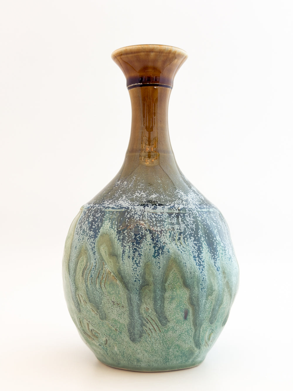 Crystal Blue Vase