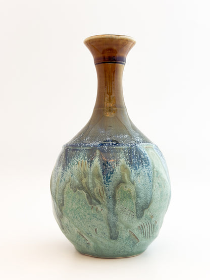 Crystal Blue Vase