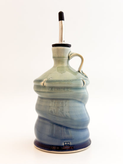 Blue Olive Oil Dispenser
