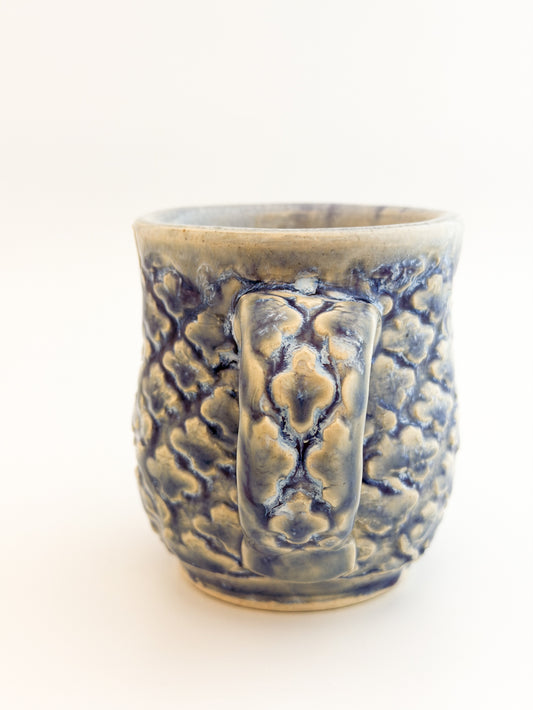 Purple Rosette Mug