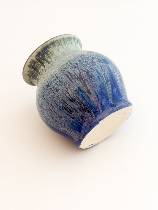 Copper Blue Vase