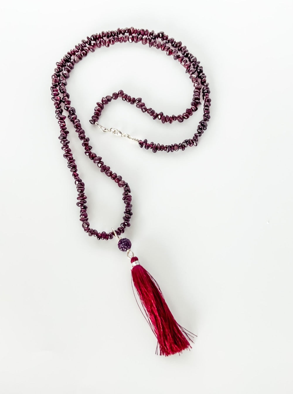 Tumbled Garnet Necklace