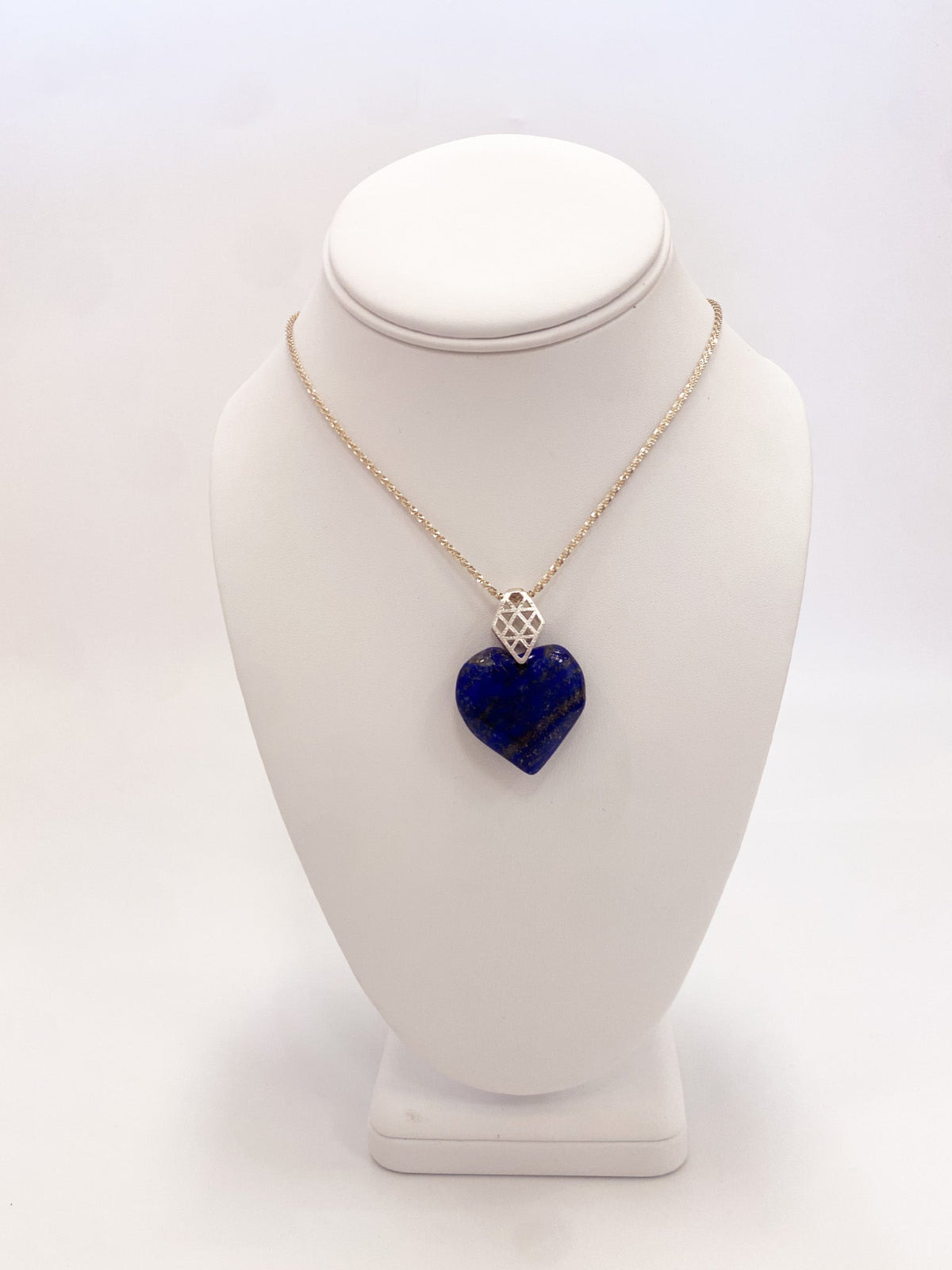 Lapis Heart Necklace