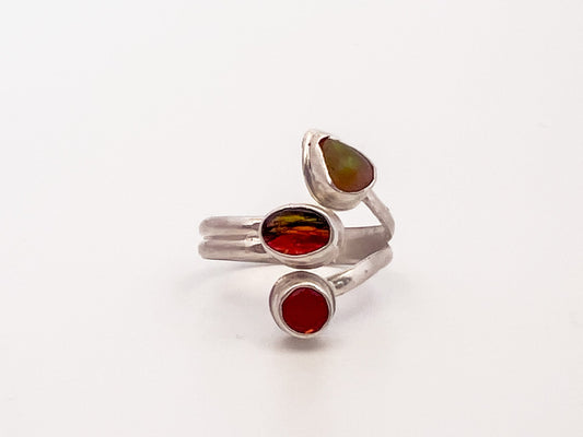 Mexican Fire Opal Ring