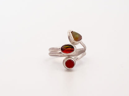 Mexican Fire Opal Ring
