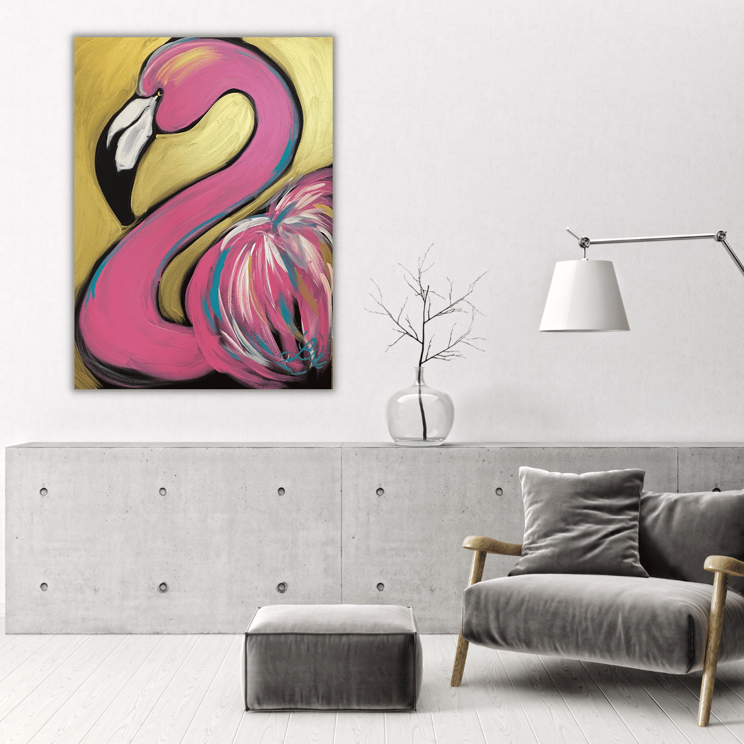 Gold Flamingo