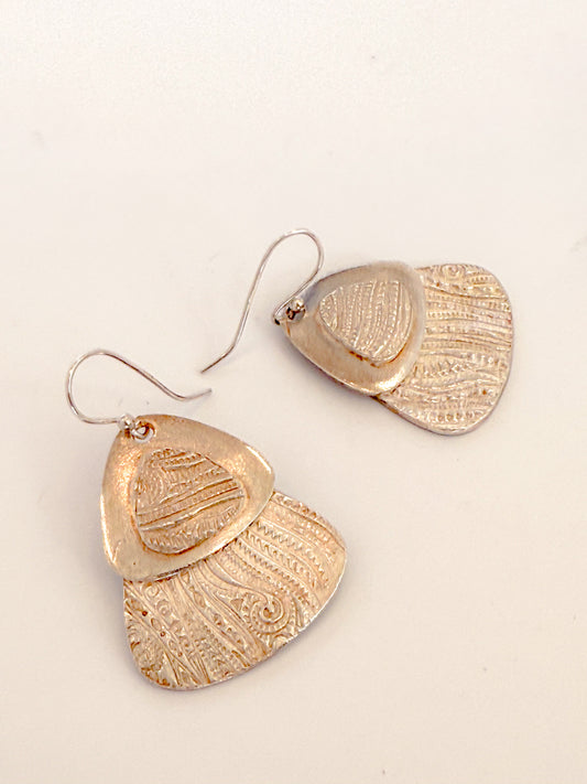 Three Level Earrings