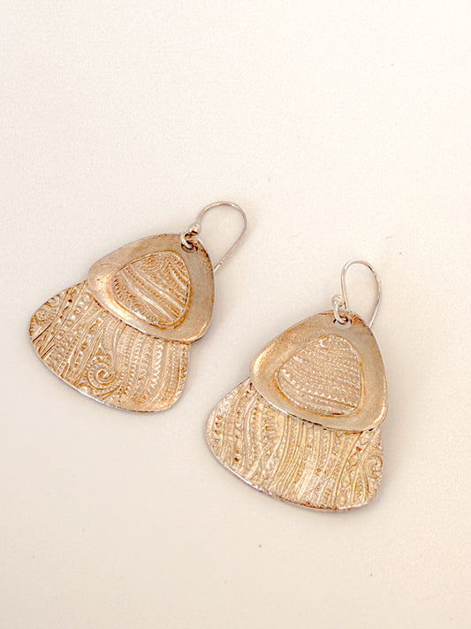Three Level Earrings