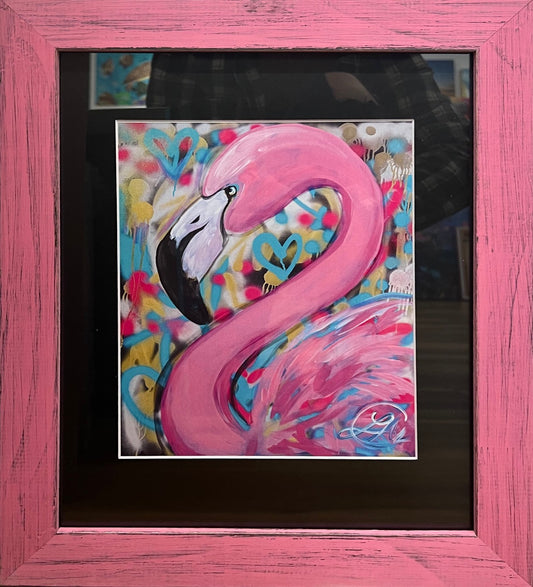 Polka Dot Flamingo