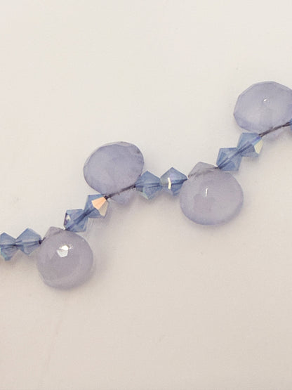 Moonstone and Chalcedony Necklace