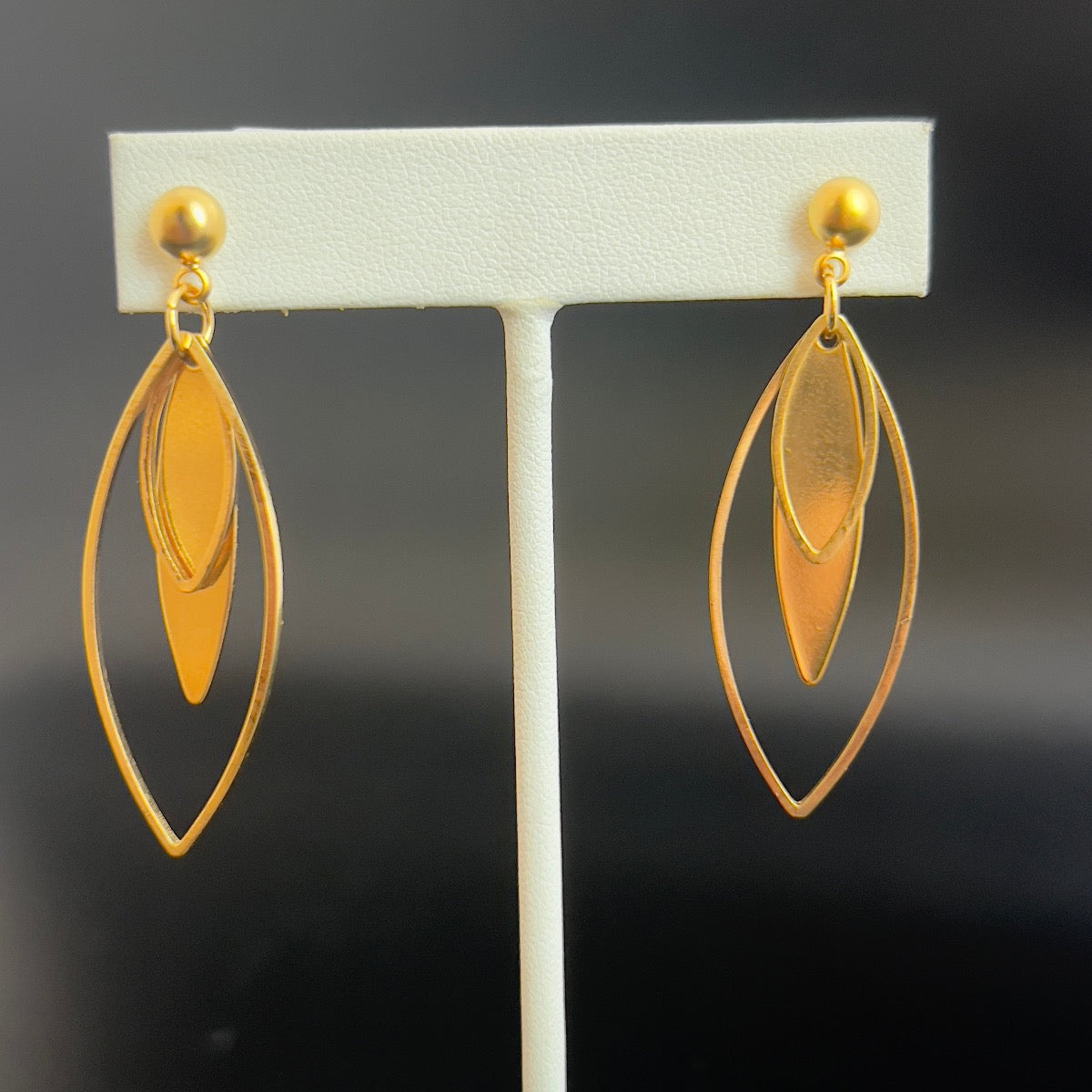 Layered Marquis Earrings