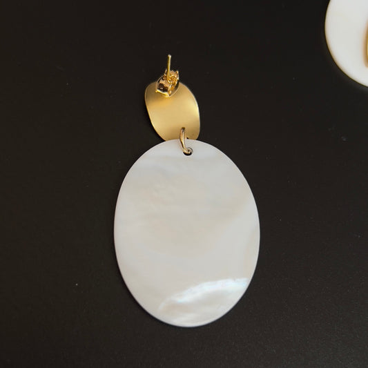 Pearl Layered Marquis Earrings