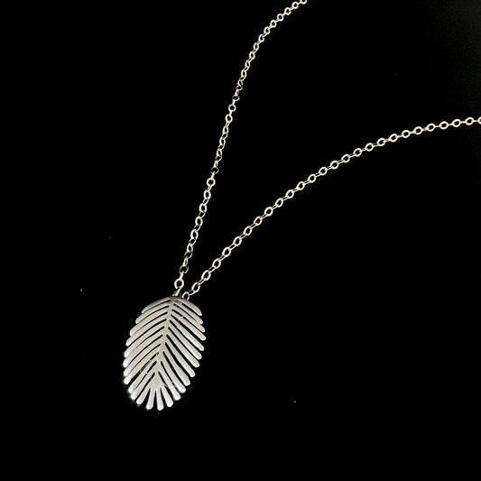 Silver Palm Necklace