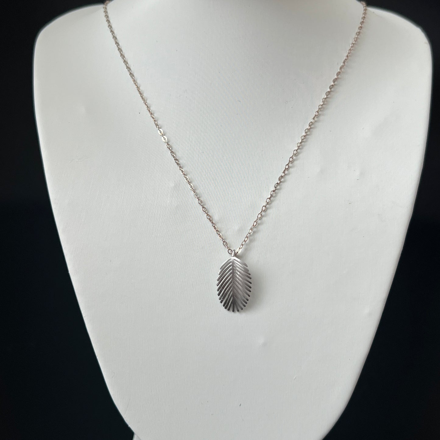 Silver Palm Necklace