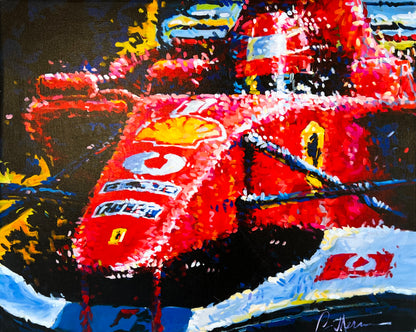 Schumacher - Michael in the Ferrari