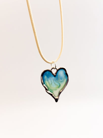 Wave Heart Necklace