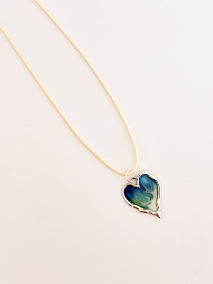 Wave Heart Necklace