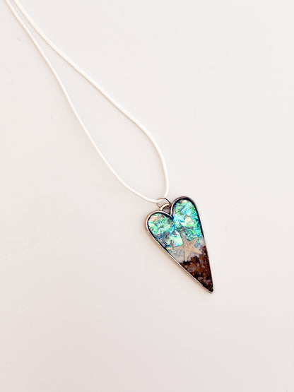 Beach Heart Necklace