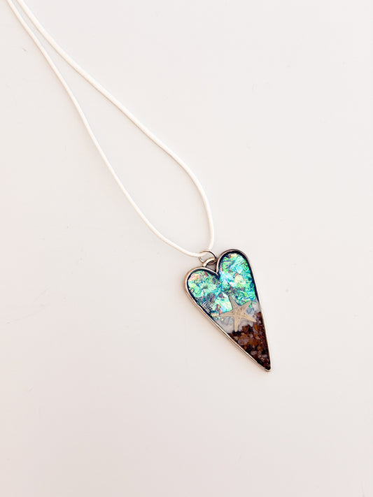 Beach Heart Necklace