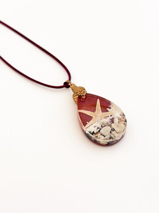 Starfish Resin Necklace