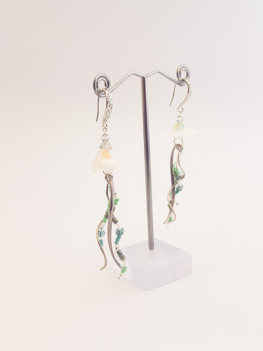 Water Lily Earrings