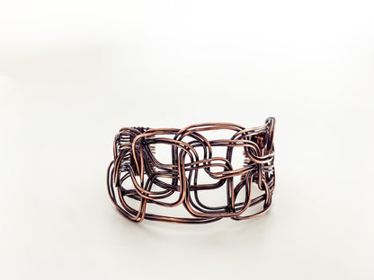 Woven Copper Cuff