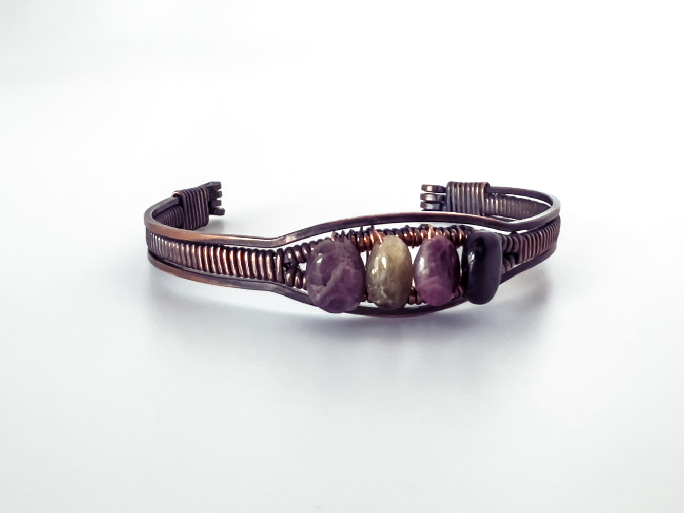 Copper Tourmaline Cuff Bracelet