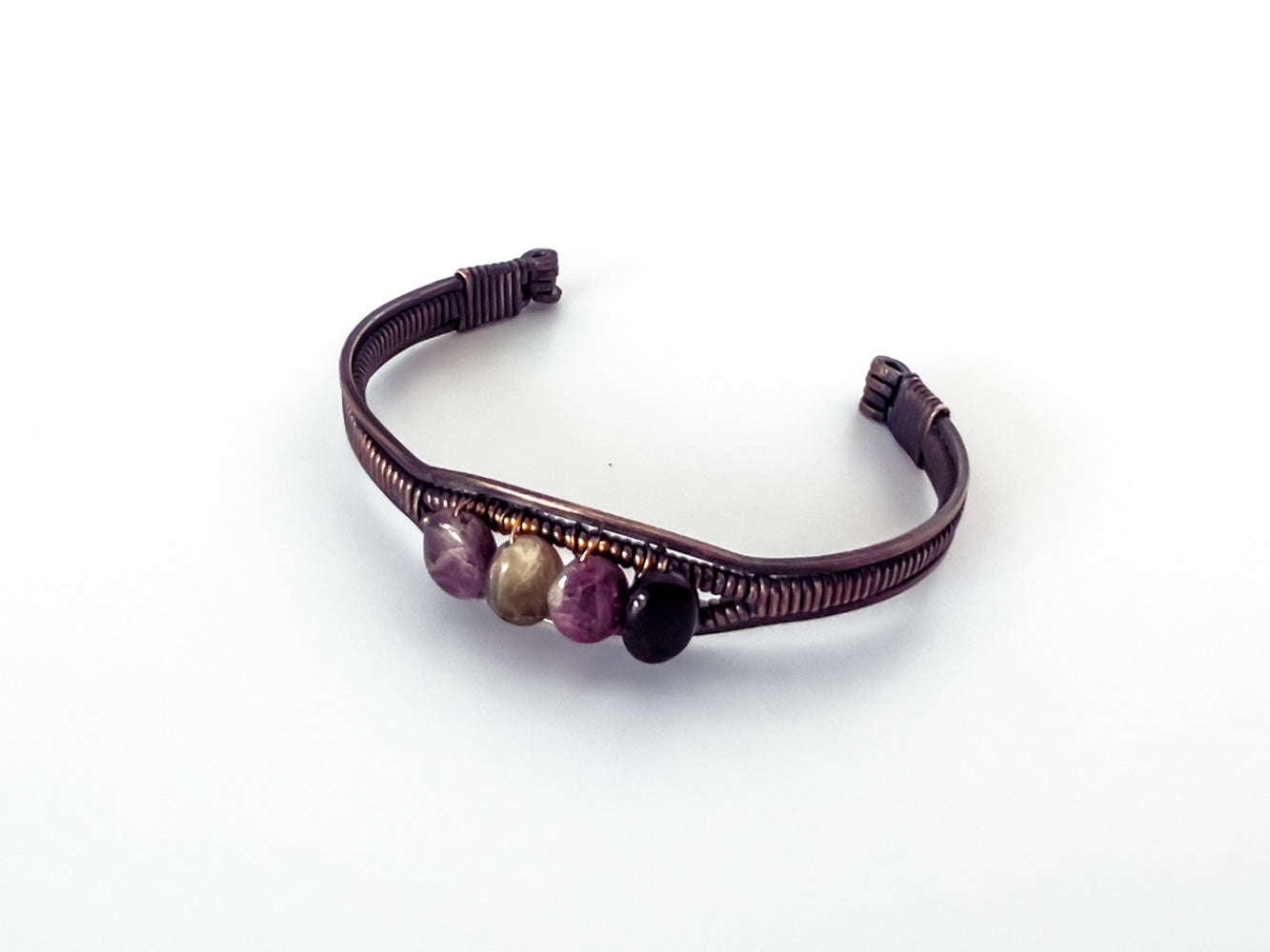Copper Tourmaline Cuff Bracelet