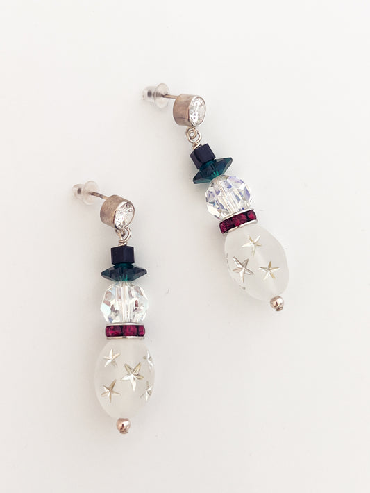 Snowman Earrings