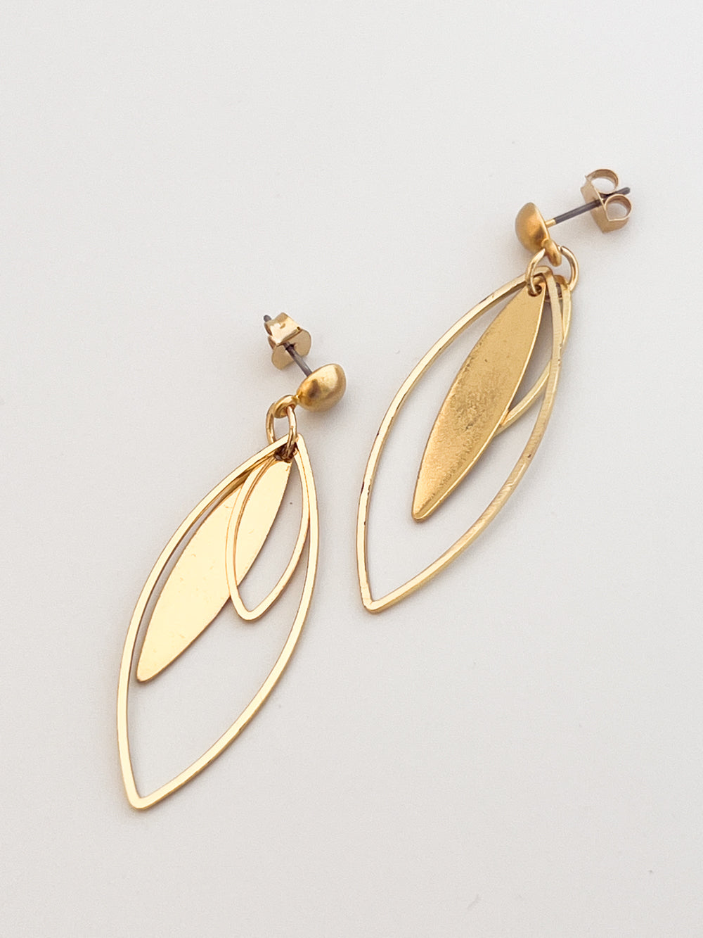 Layered Marquis Earrings