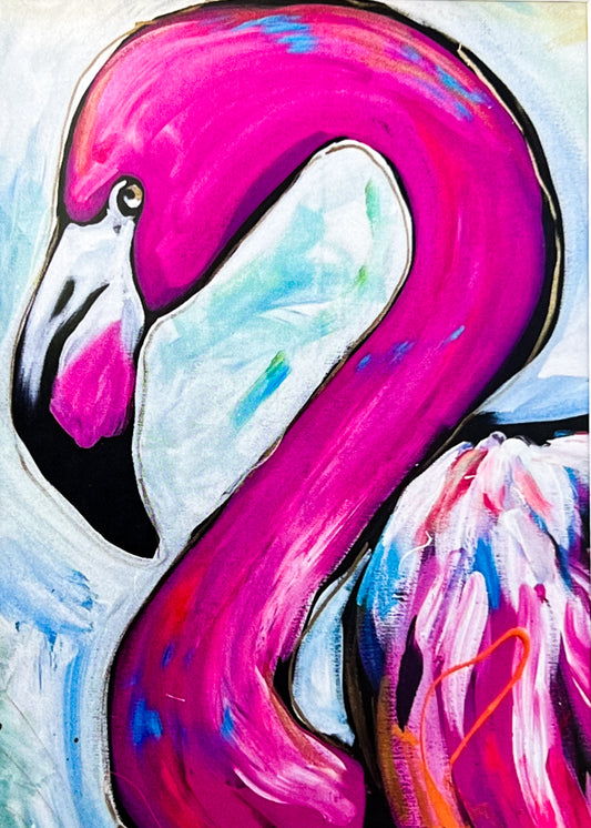 Portrait Flamingo