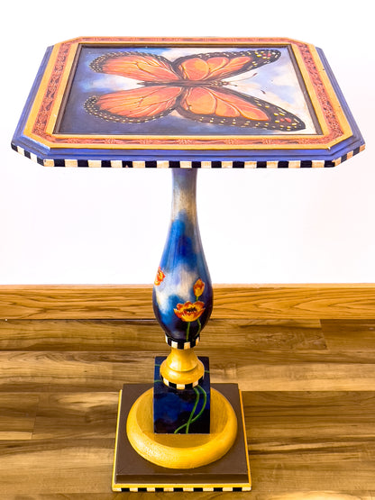 Butterfly Table (Orange Monarch Butterfly)