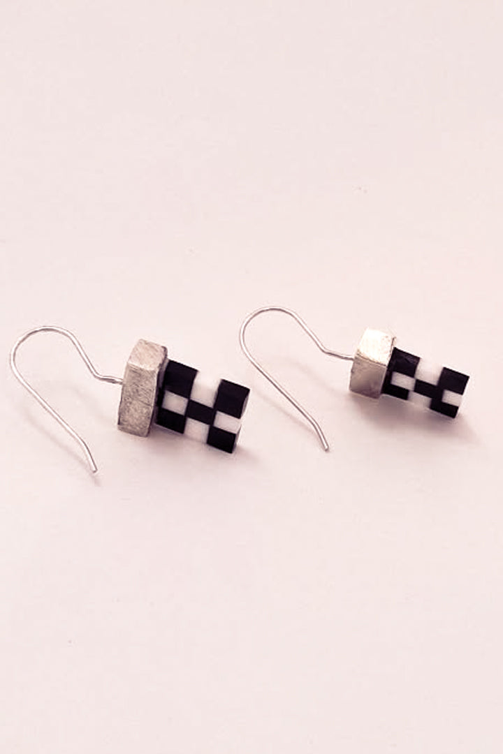 Checkered Flag Earrings