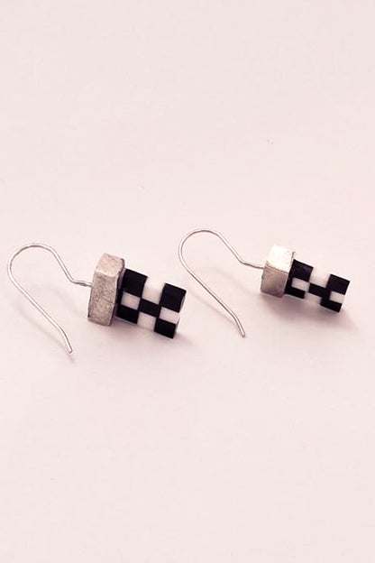 Checkered Flag Earrings