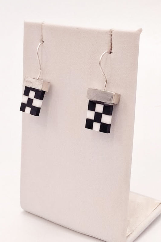 Checkered Flag Earrings