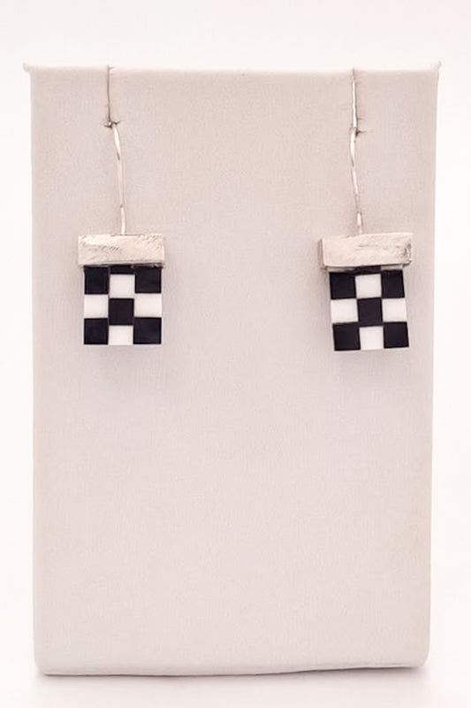 Checkered Flag Earrings
