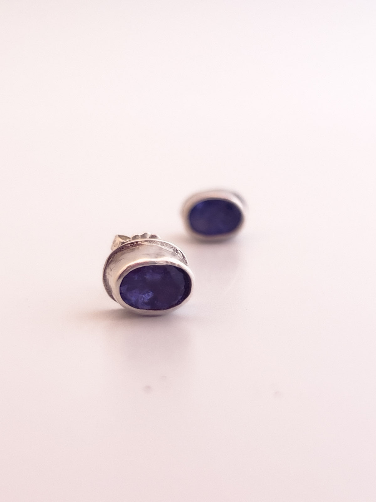 Blue Tanzanite Earrings