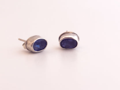 Blue Tanzanite Earrings