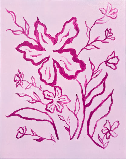 Fuchsia Floral 2