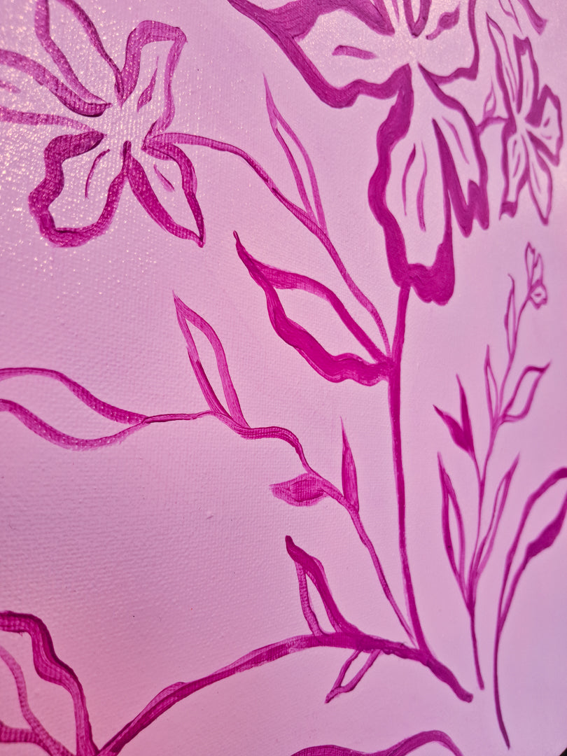 Fuchsia Floral 1
