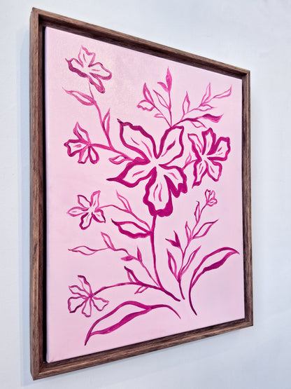 Fuchsia Floral 1