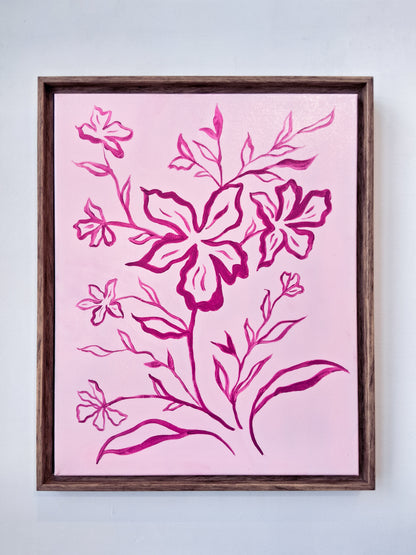 Fuchsia Floral 1