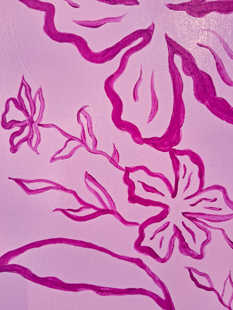 Fuchsia Floral 2
