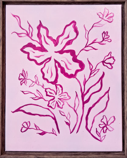 Fuchsia Floral 2