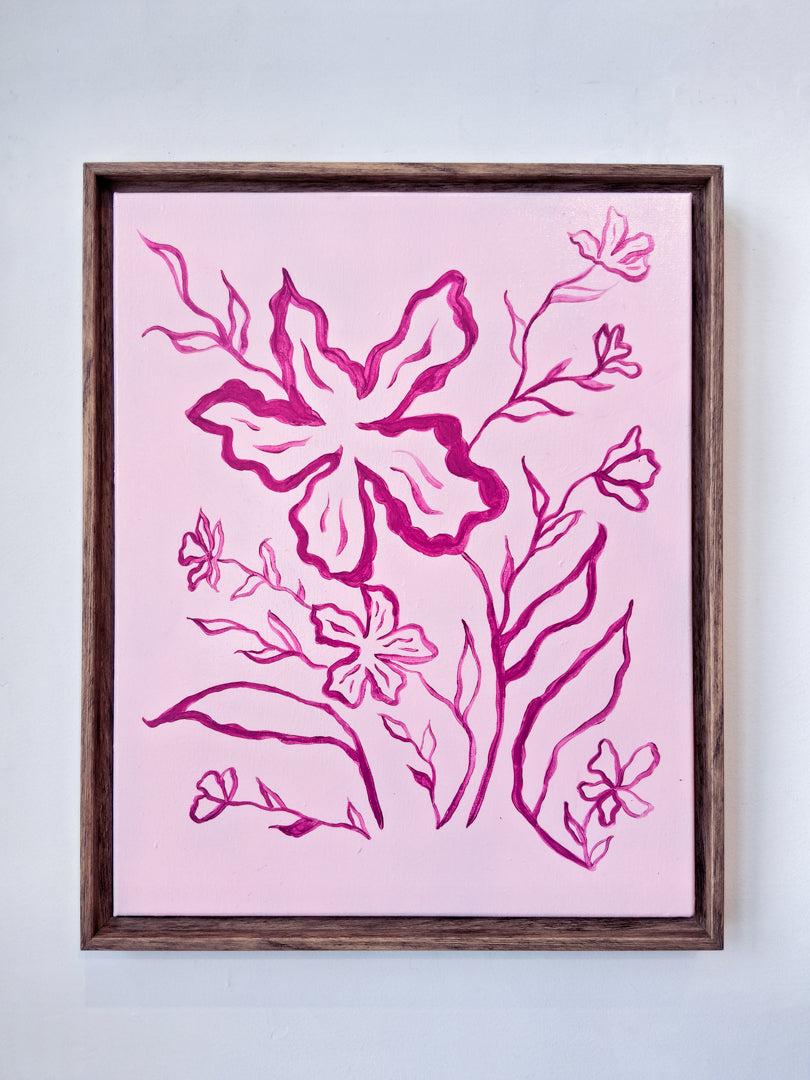 Fuchsia Floral 2